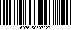 Código de barras (EAN, GTIN, SKU, ISBN): '6066150537920'