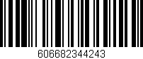 Código de barras (EAN, GTIN, SKU, ISBN): '606682344243'