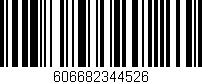 Código de barras (EAN, GTIN, SKU, ISBN): '606682344526'
