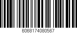 Código de barras (EAN, GTIN, SKU, ISBN): '6068174080567'