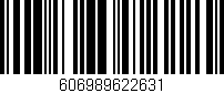 Código de barras (EAN, GTIN, SKU, ISBN): '606989622631'