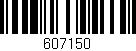 Código de barras (EAN, GTIN, SKU, ISBN): '607150'