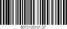 Código de barras (EAN, GTIN, SKU, ISBN): '6072120101.37'