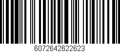 Código de barras (EAN, GTIN, SKU, ISBN): '6072642622623'