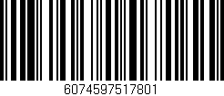 Código de barras (EAN, GTIN, SKU, ISBN): '6074597517801'