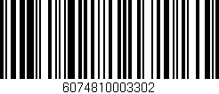Código de barras (EAN, GTIN, SKU, ISBN): '6074810003302'