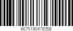 Código de barras (EAN, GTIN, SKU, ISBN): '6075180478356'
