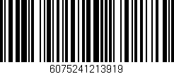 Código de barras (EAN, GTIN, SKU, ISBN): '6075241213919'
