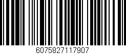 Código de barras (EAN, GTIN, SKU, ISBN): '6075827117907'