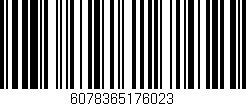 Código de barras (EAN, GTIN, SKU, ISBN): '6078365176023'