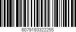 Código de barras (EAN, GTIN, SKU, ISBN): '6079193322255'
