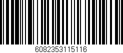 Código de barras (EAN, GTIN, SKU, ISBN): '6082353115116'