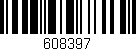 Código de barras (EAN, GTIN, SKU, ISBN): '608397'