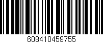 Código de barras (EAN, GTIN, SKU, ISBN): '608410459755'