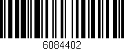 Código de barras (EAN, GTIN, SKU, ISBN): '6084402'