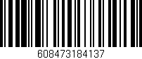 Código de barras (EAN, GTIN, SKU, ISBN): '608473184137'