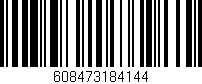 Código de barras (EAN, GTIN, SKU, ISBN): '608473184144'