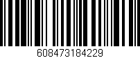 Código de barras (EAN, GTIN, SKU, ISBN): '608473184229'