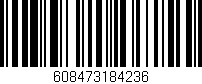 Código de barras (EAN, GTIN, SKU, ISBN): '608473184236'