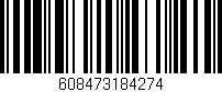 Código de barras (EAN, GTIN, SKU, ISBN): '608473184274'