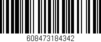 Código de barras (EAN, GTIN, SKU, ISBN): '608473184342'