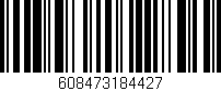 Código de barras (EAN, GTIN, SKU, ISBN): '608473184427'