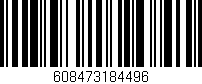 Código de barras (EAN, GTIN, SKU, ISBN): '608473184496'