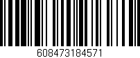 Código de barras (EAN, GTIN, SKU, ISBN): '608473184571'