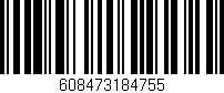 Código de barras (EAN, GTIN, SKU, ISBN): '608473184755'