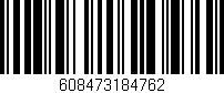 Código de barras (EAN, GTIN, SKU, ISBN): '608473184762'
