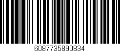 Código de barras (EAN, GTIN, SKU, ISBN): '6087735890834'