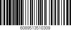 Código de barras (EAN, GTIN, SKU, ISBN): '6089513510309'