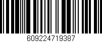 Código de barras (EAN, GTIN, SKU, ISBN): '609224719387'