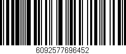 Código de barras (EAN, GTIN, SKU, ISBN): '6092577696452'