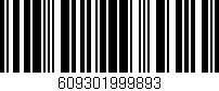 Código de barras (EAN, GTIN, SKU, ISBN): '609301999893'