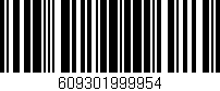 Código de barras (EAN, GTIN, SKU, ISBN): '609301999954'