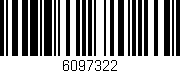 Código de barras (EAN, GTIN, SKU, ISBN): '6097322'