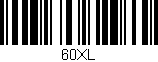 Código de barras (EAN, GTIN, SKU, ISBN): '60XL'