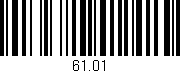 Código de barras (EAN, GTIN, SKU, ISBN): '61.01'