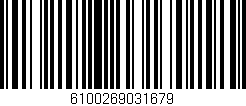 Código de barras (EAN, GTIN, SKU, ISBN): '6100269031679'