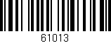 Código de barras (EAN, GTIN, SKU, ISBN): '61013'