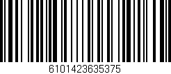 Código de barras (EAN, GTIN, SKU, ISBN): '6101423635375'