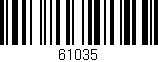 Código de barras (EAN, GTIN, SKU, ISBN): '61035'