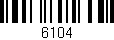 Código de barras (EAN, GTIN, SKU, ISBN): '6104'