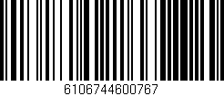 Código de barras (EAN, GTIN, SKU, ISBN): '6106744600767'