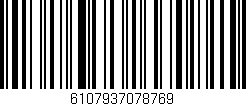 Código de barras (EAN, GTIN, SKU, ISBN): '6107937078769'