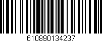 Código de barras (EAN, GTIN, SKU, ISBN): '610890134237'