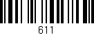 Código de barras (EAN, GTIN, SKU, ISBN): '611'