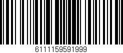 Código de barras (EAN, GTIN, SKU, ISBN): '6111159591999'