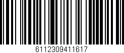 Código de barras (EAN, GTIN, SKU, ISBN): '6112309411617'
